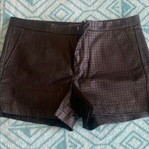 Banana Republic Black Perforated Women Shorts
